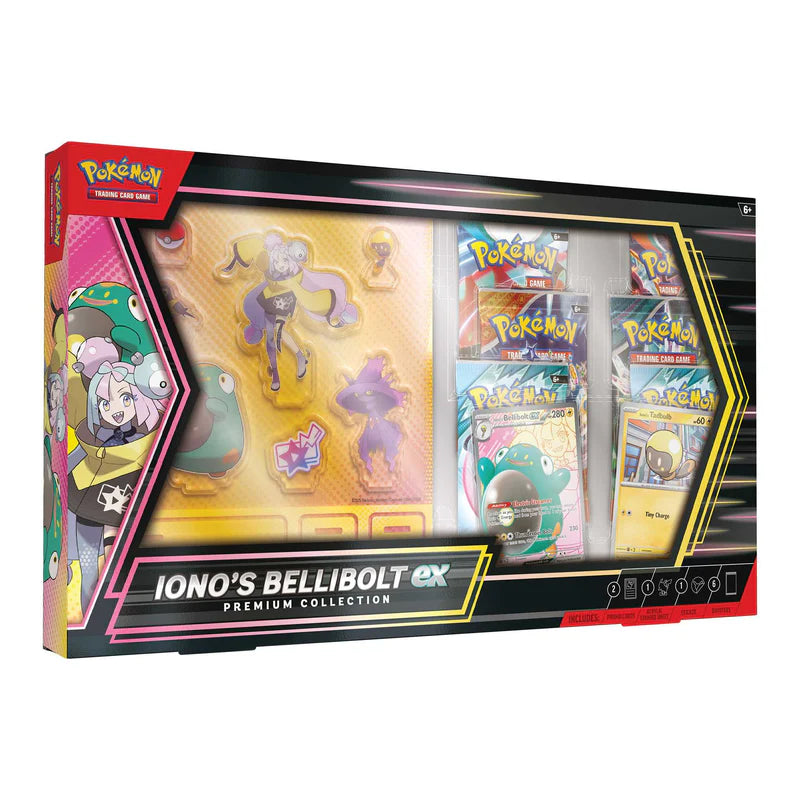 bellibolt pokemon card Pokémon Iono's Bellibolt ex Premium Collection – Elite Trainer Cards