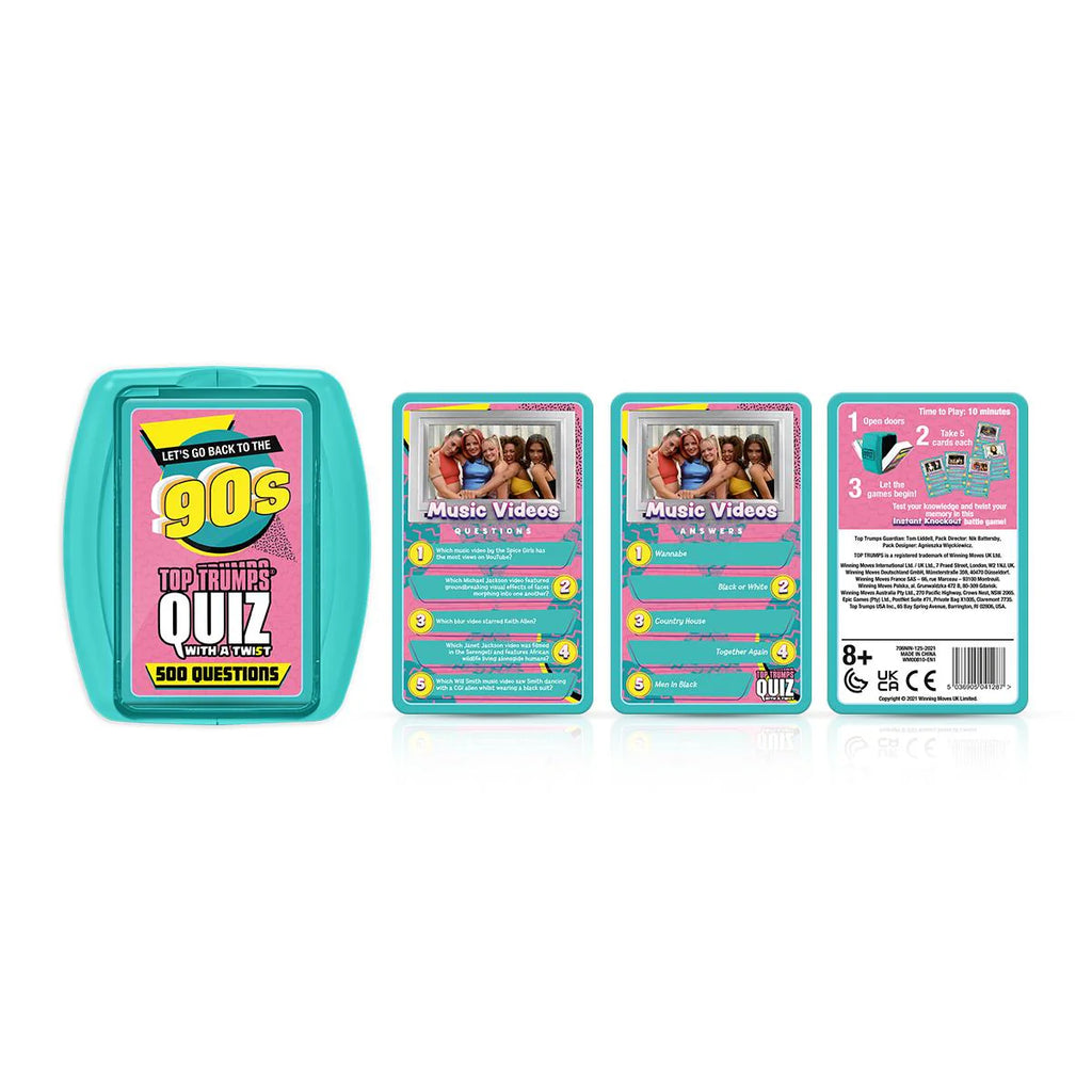 Top Trumps 1990's Quiz