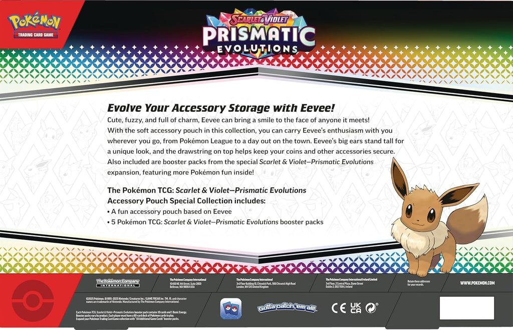 Pokémon Scarlet & Violet: Prismatic Evolutions - Accessory Pouch Special Collection