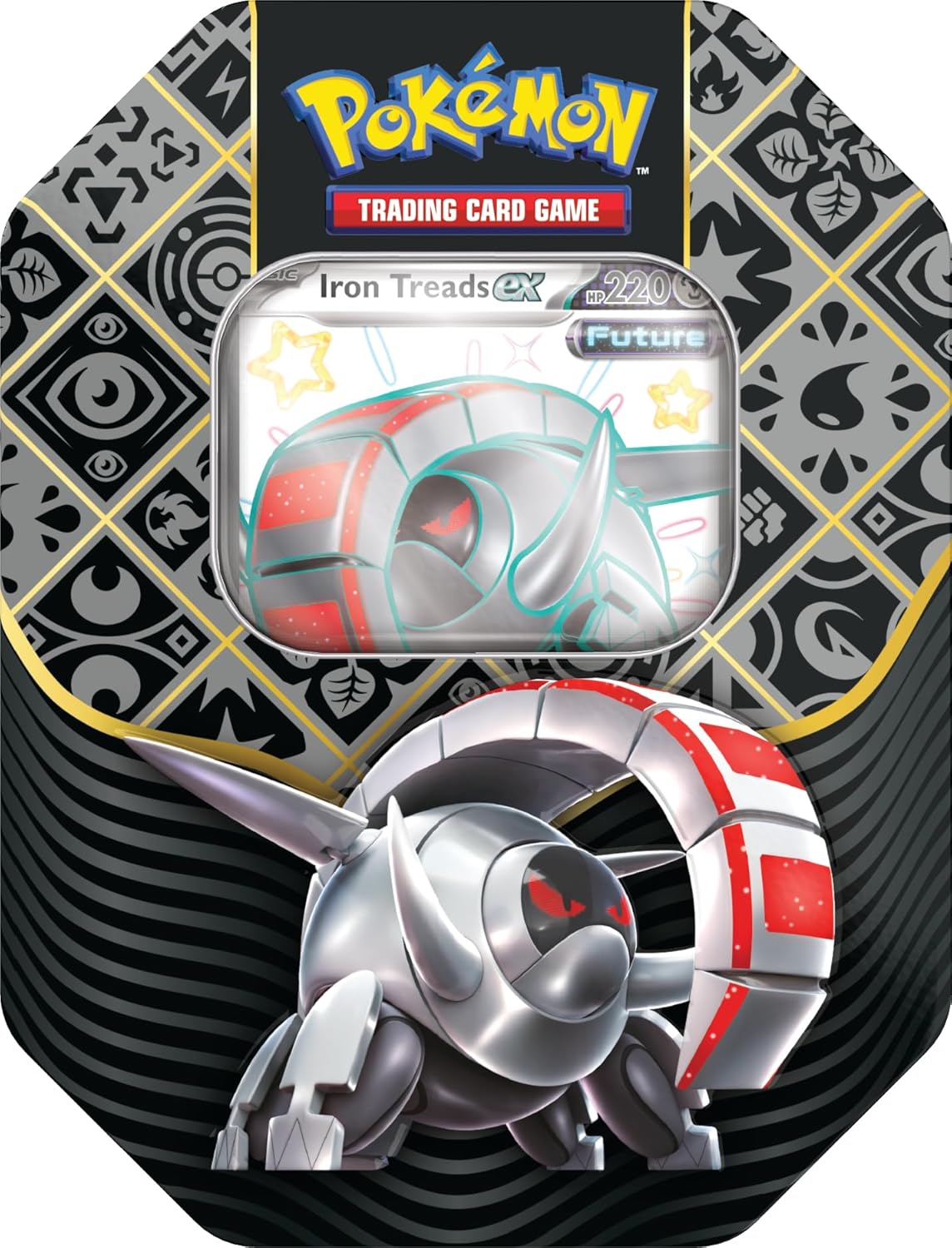 Pokémon Paldean Fates Tin - Shiny Iron Treads ex