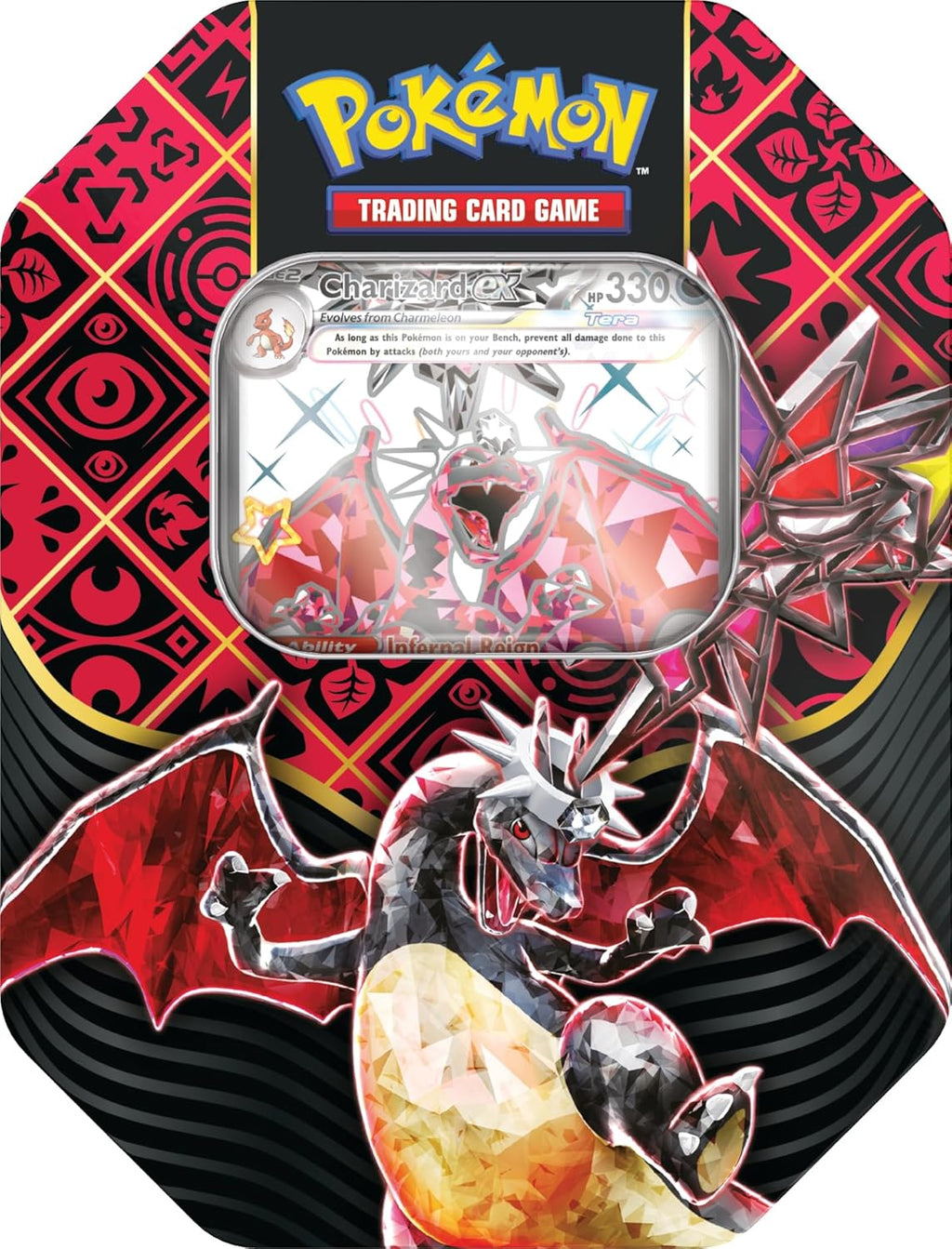 Pokémon Paldean Fates Tin - Shiny Charizard ex