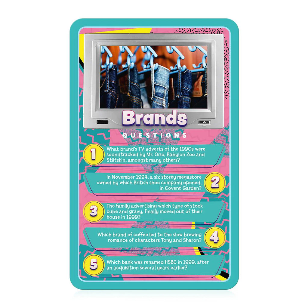 Top Trumps 1990's Quiz