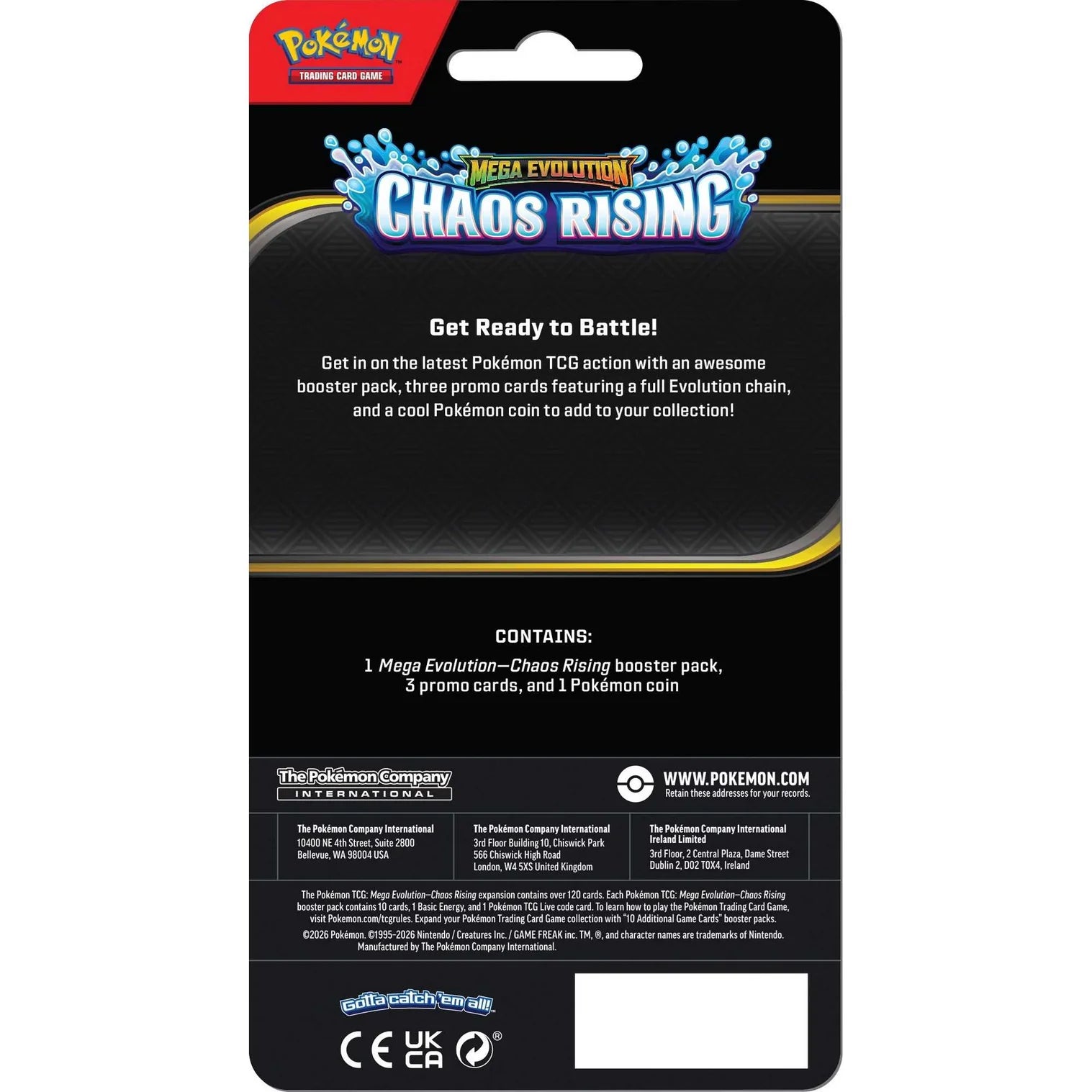 Pokémon Mega Evolution: Chaos Rising - Blister Pack - Flygon
