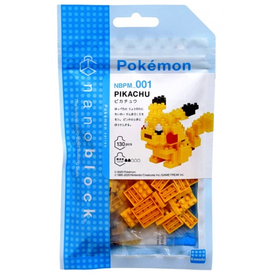 Nanoblock Pokémon Character Pack - Pikachu