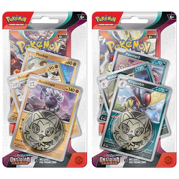 Pokemon Scarlet & Violet: Obsidian Flames Blister Pack - Kingambit