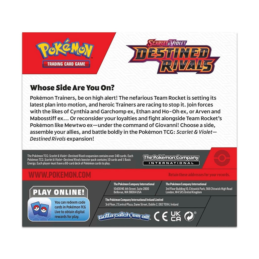 Pokemon Scarlet & Violet: Destined Rivals Booster Pack