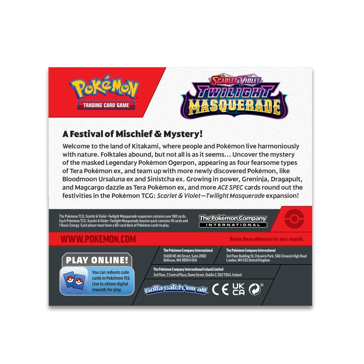 how to redeem booster packs in pokemon tcg online Pokemon Scarlet & Violet: Twilight Masquerade Booster Pack – Elite Trainer Cards