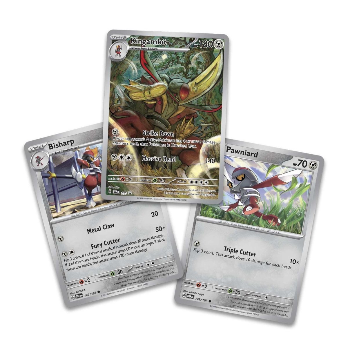 gambit pokemon cards Pokemon Shrouded Fable Kingambit Illustration Collection – Elite Trainer Cards