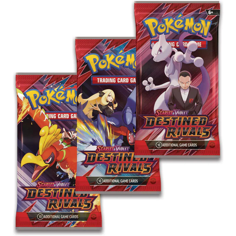 Pokémon Scarlet & Violet: Destined Rivals 3 Pack Blister - Zebstrika