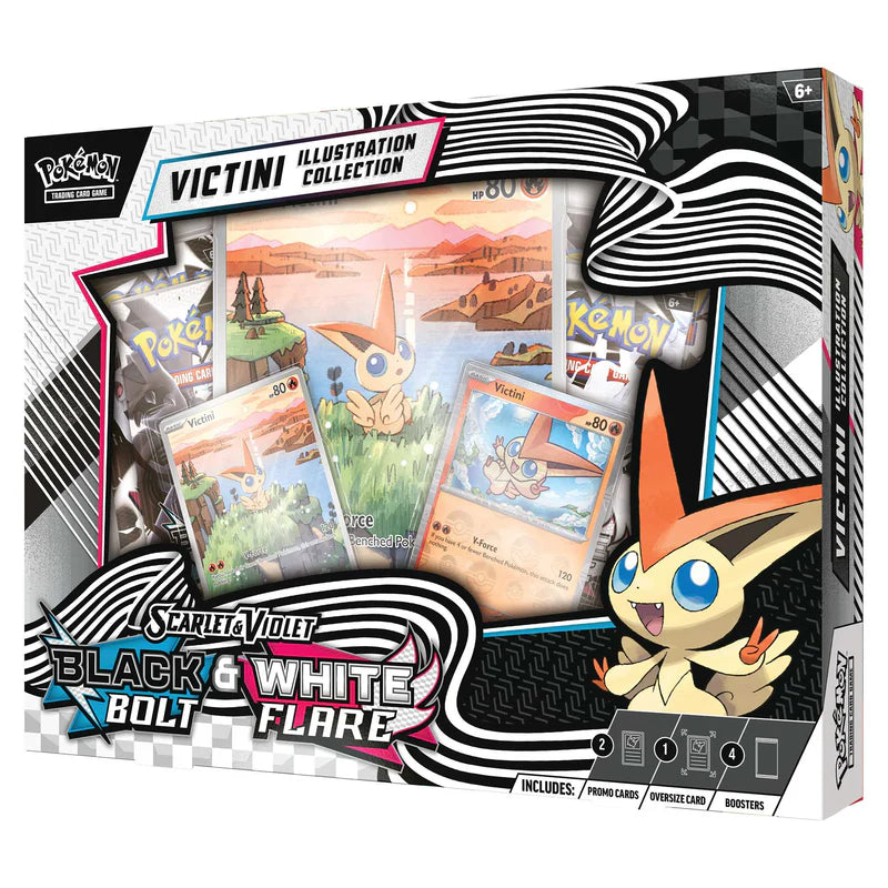 Pokémon Scarlet & Violet: Black Bolt & White Flare - Unova Victini Illustration Collection