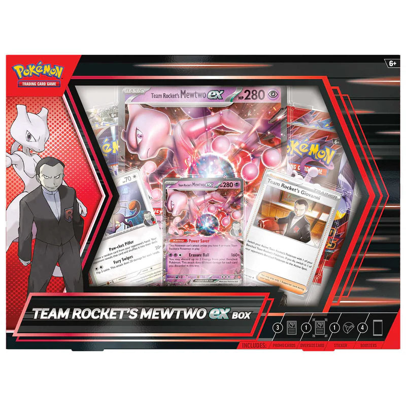 Pokémon Team Rocket's Mewtwo ex Box