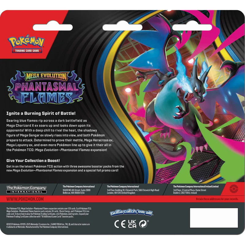 Pokémon Mega Evolution: Phantasmal Flames - 3 Pack Blister - Sneasel