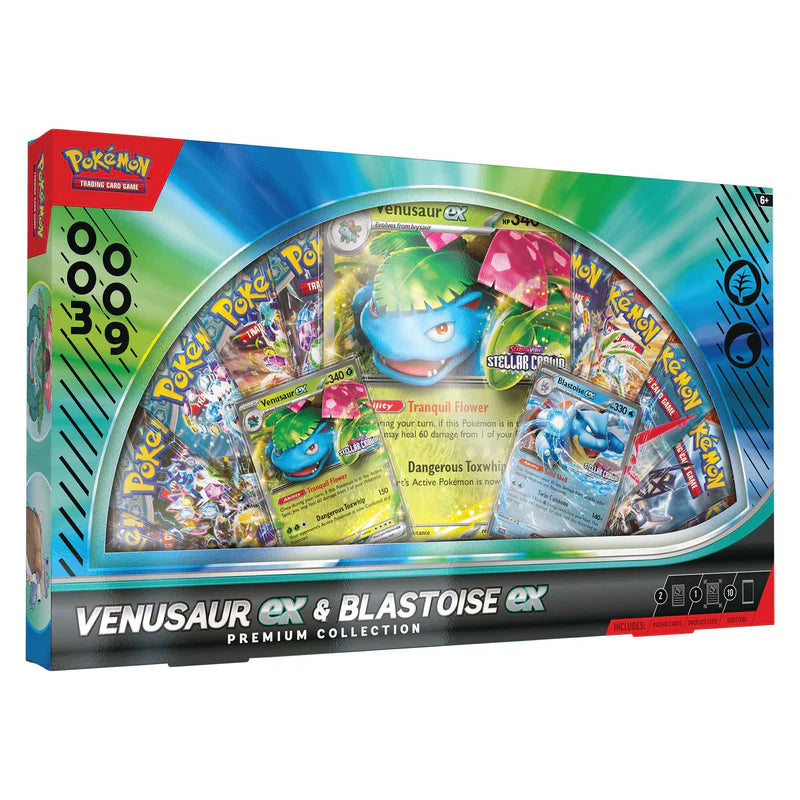Pokémon Venusaur ex & Blastoise ex Premium Collection
