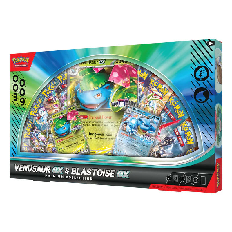 Pokémon Venusaur ex & Blastoise ex Premium Collection