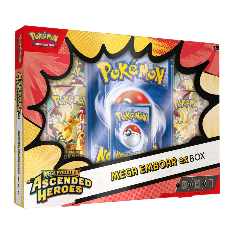 Pokémon Mega Evolution: Ascended Heroes - Mega Emboar ex Box