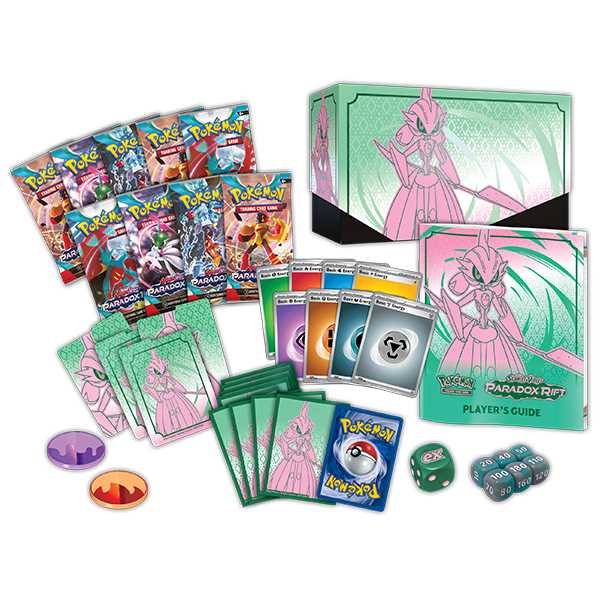 Pokemon Scarlet & Violet: Paradox Rift Elite Trainer Box - Iron Valiant