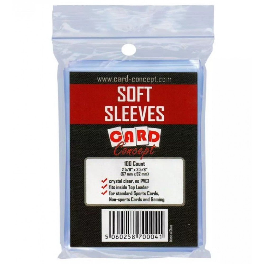 Single Card Holder Soft Sleeves (100ct)